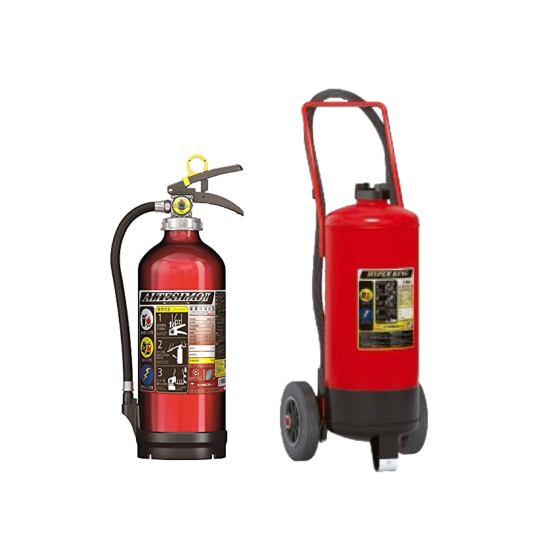 Fire extinguishers from various manufacturers - 各種メーカー消火器
